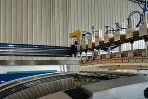 Impresora serigráfica automática para vidrio automotriz