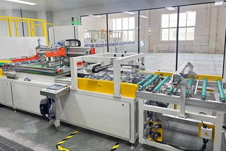Impresora serigráfica automática para vidrio de electrodomésticos