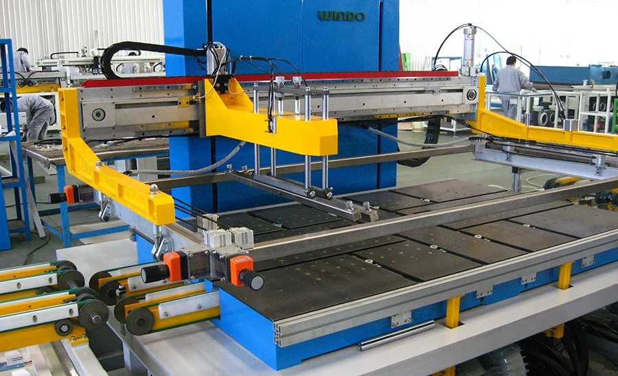 Impresora serigráfica automática para vidrio de electrodomésticos
