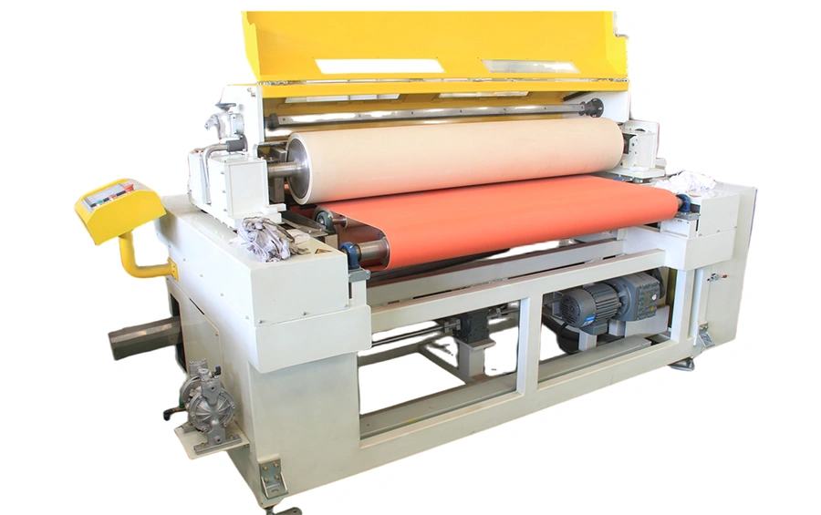 Máquina de recubrimiento de un rodillo