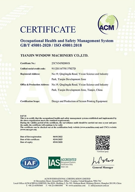 Certificación ISO 45001